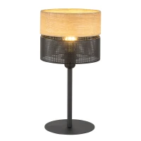 NICOL 15 W table lamp – perforated, black, E27 - Image 5