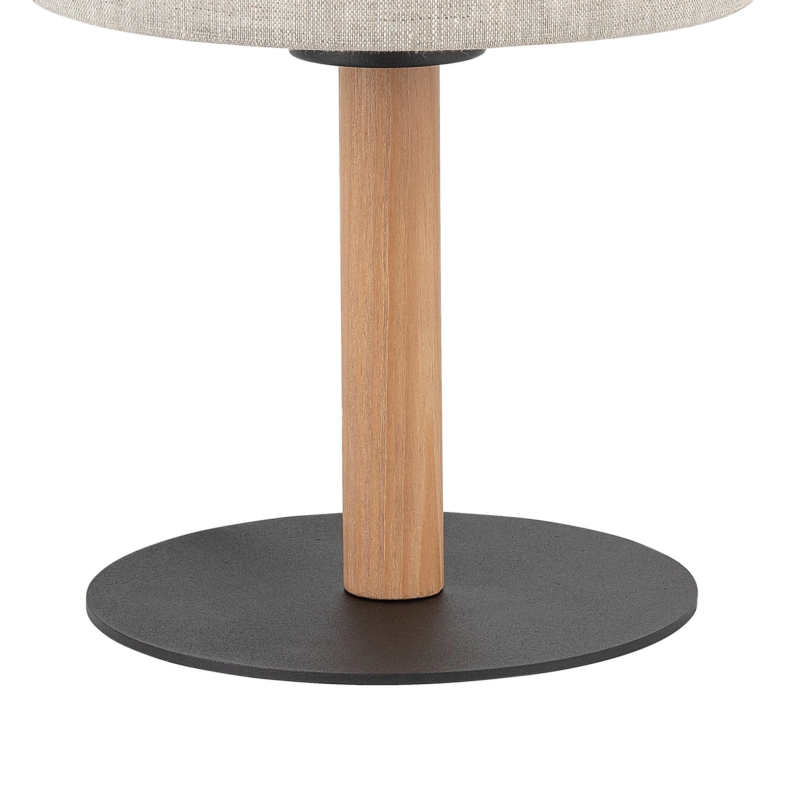 ECO 15 W table lamp – fabric look, beige, E27