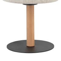 ECO 15 W table lamp – fabric look, beige, E27 - Image 6