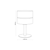 ECO 15 W table lamp – fabric look, beige, E27 - Image 11