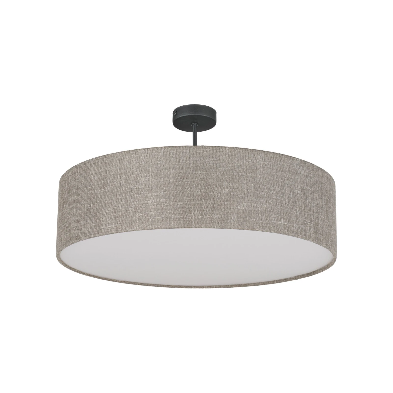 Ceiling light 60 W – round, beige, white and black, 4-bulb
