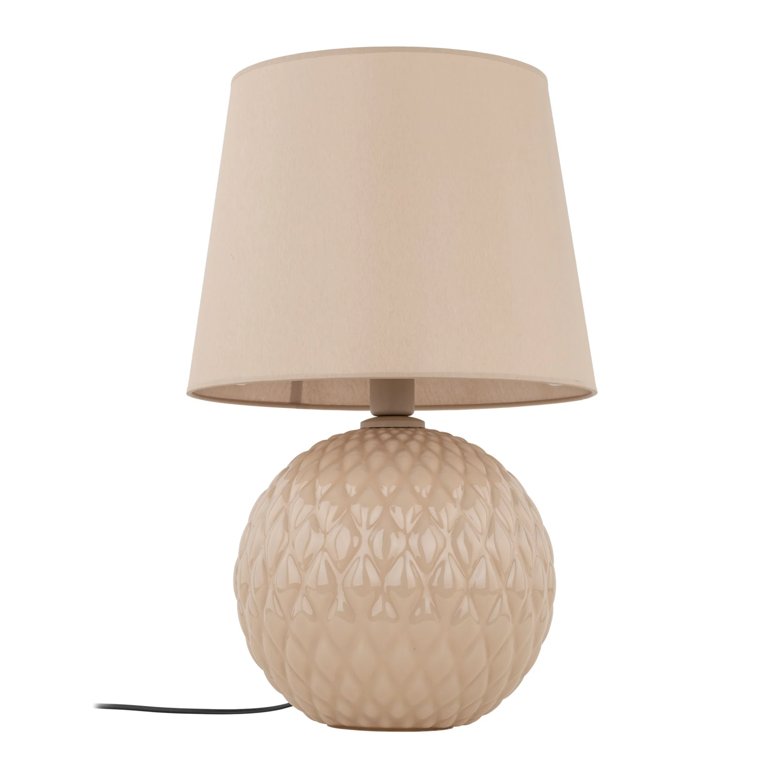 Bedside lamp SANTANA 15 W – ecru and gold, E27