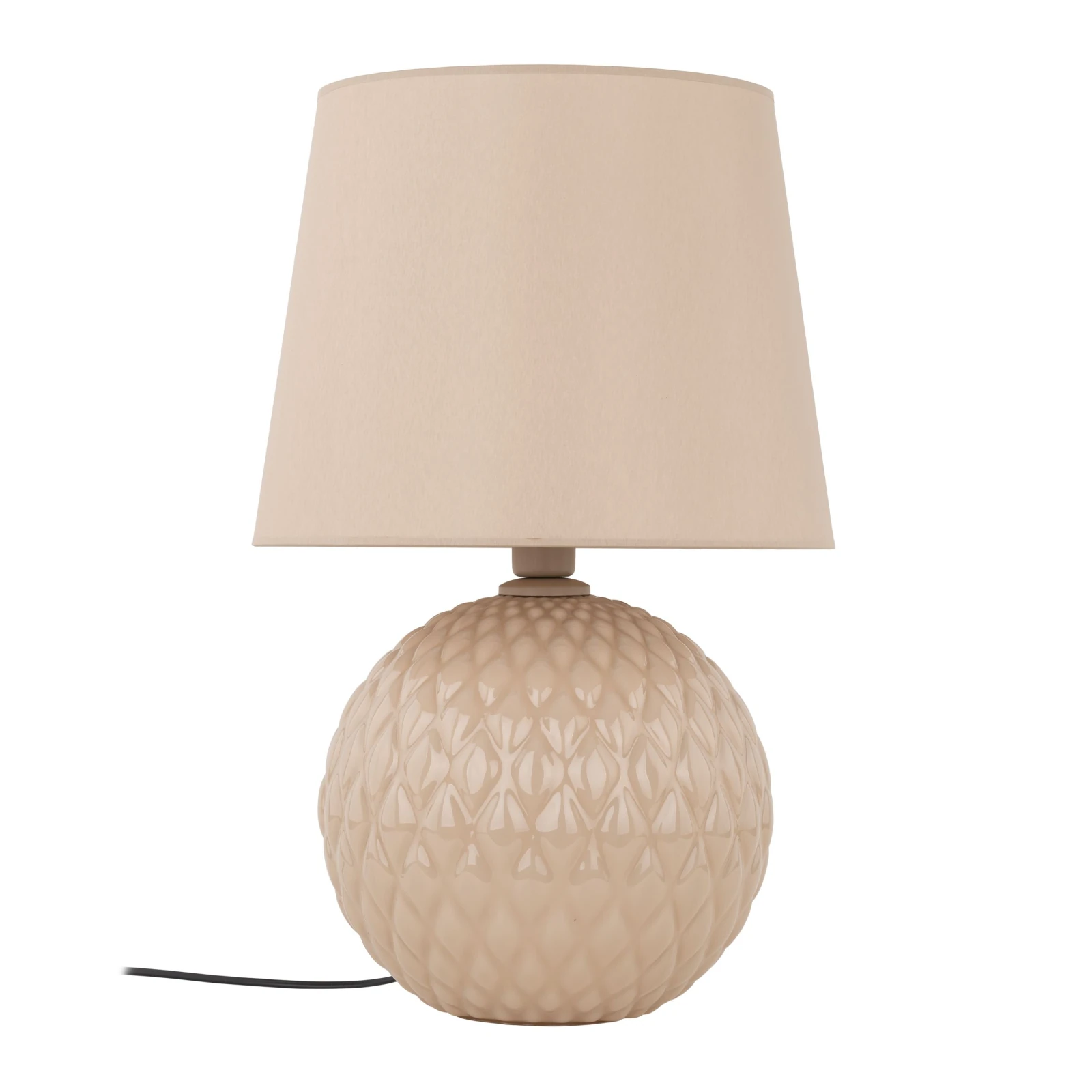 Bedside lamp SANTANA 15 W – ecru and gold, E27