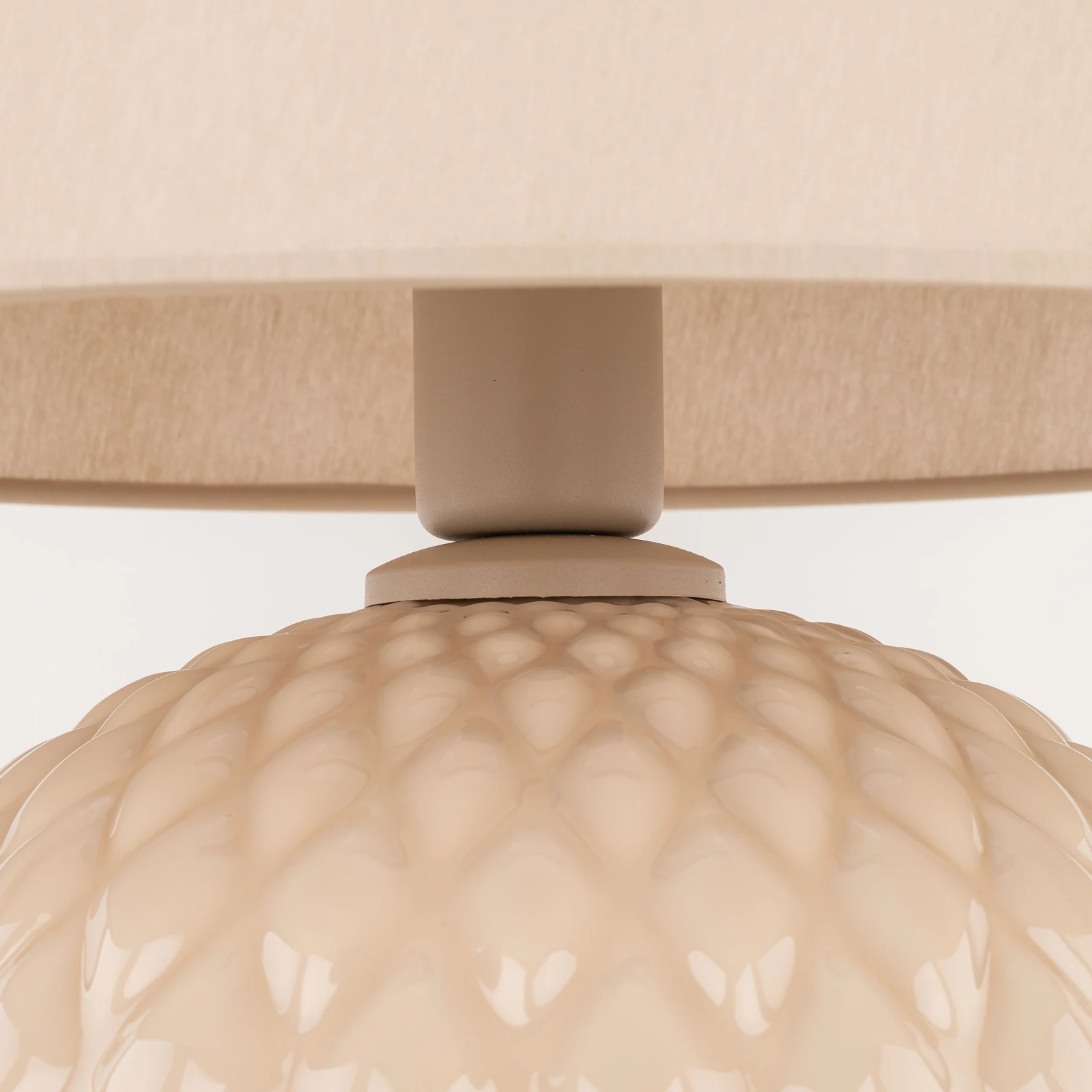Bedside lamp SANTANA 15 W – ecru and gold, E27