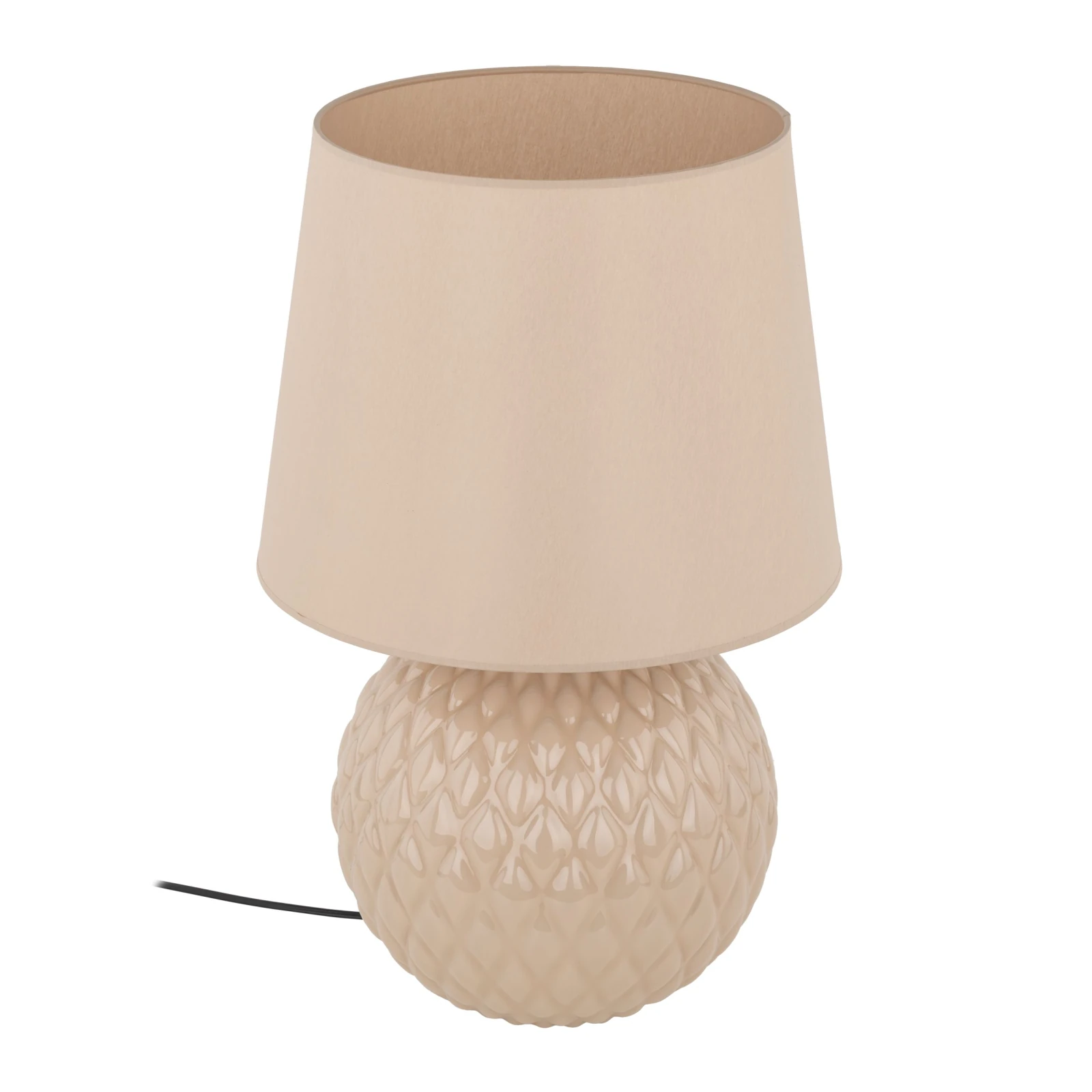 Bedside lamp SANTANA 15 W – ecru and gold, E27