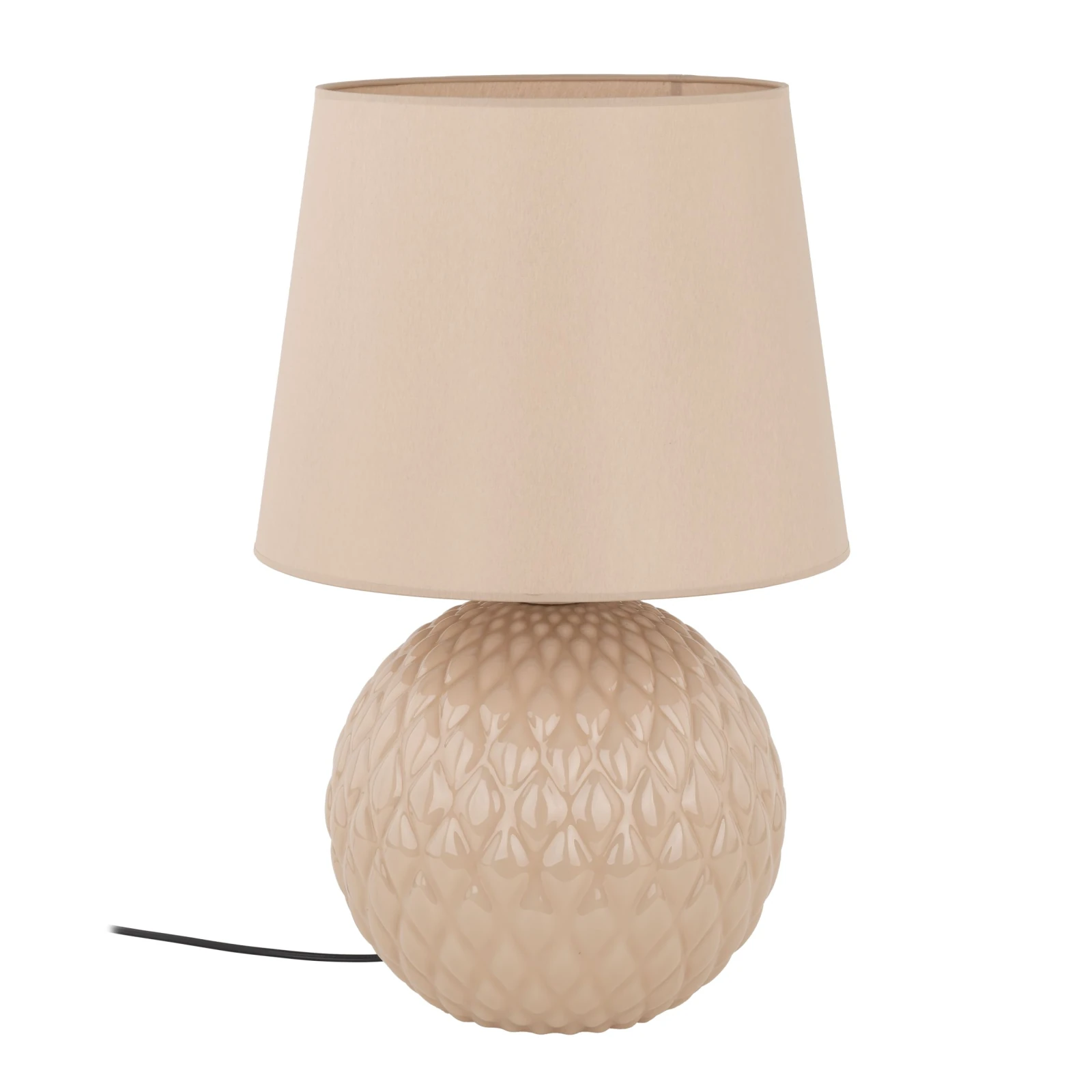 Bedside lamp SANTANA 15 W – ecru and gold, E27