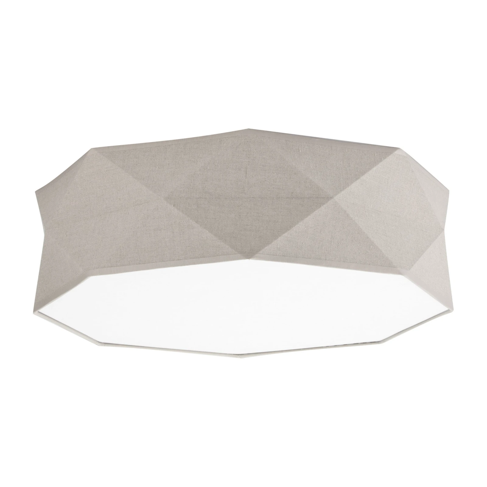 Ceiling lamp 4x15 W – geometric, beige and white, E27