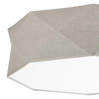 Ceiling lamp 4x15 W – geometric, beige and white, E27 - Image 3