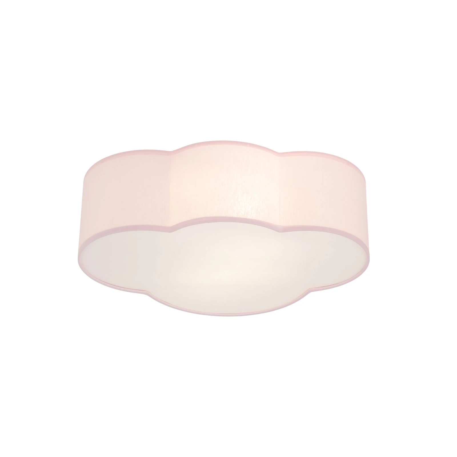 CLOUD ceiling and wall lamp 2x15 W – cloud shape, pink and white, E27