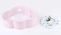 CLOUD ceiling and wall lamp 2x15 W – cloud shape, pink and white, E27 - Image 11