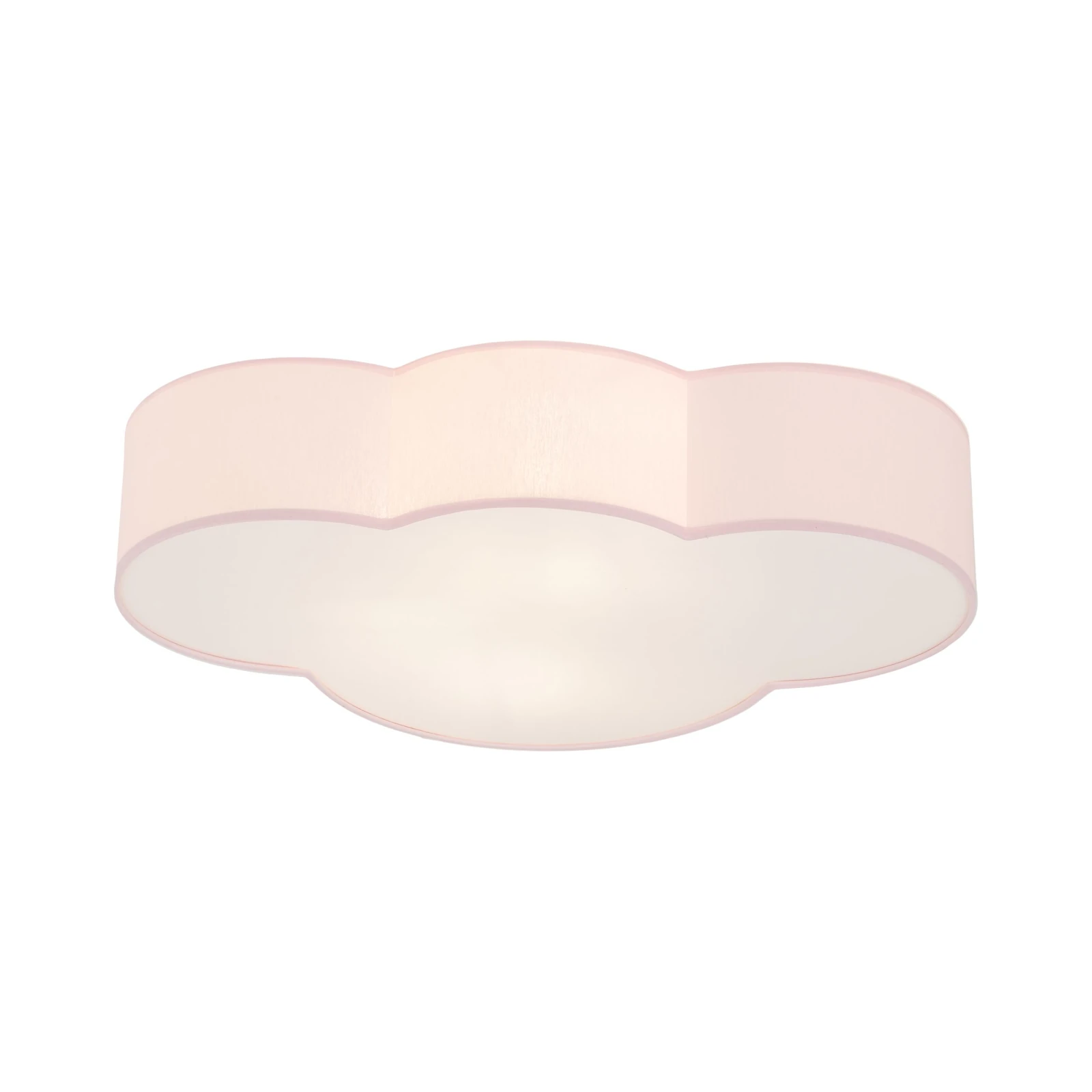 CLOUD ceiling and wall lamp 4x15 W – cloud shape, pink and white, E27