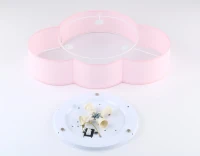CLOUD ceiling and wall lamp 4x15 W – cloud shape, pink and white, E27 - Image 9