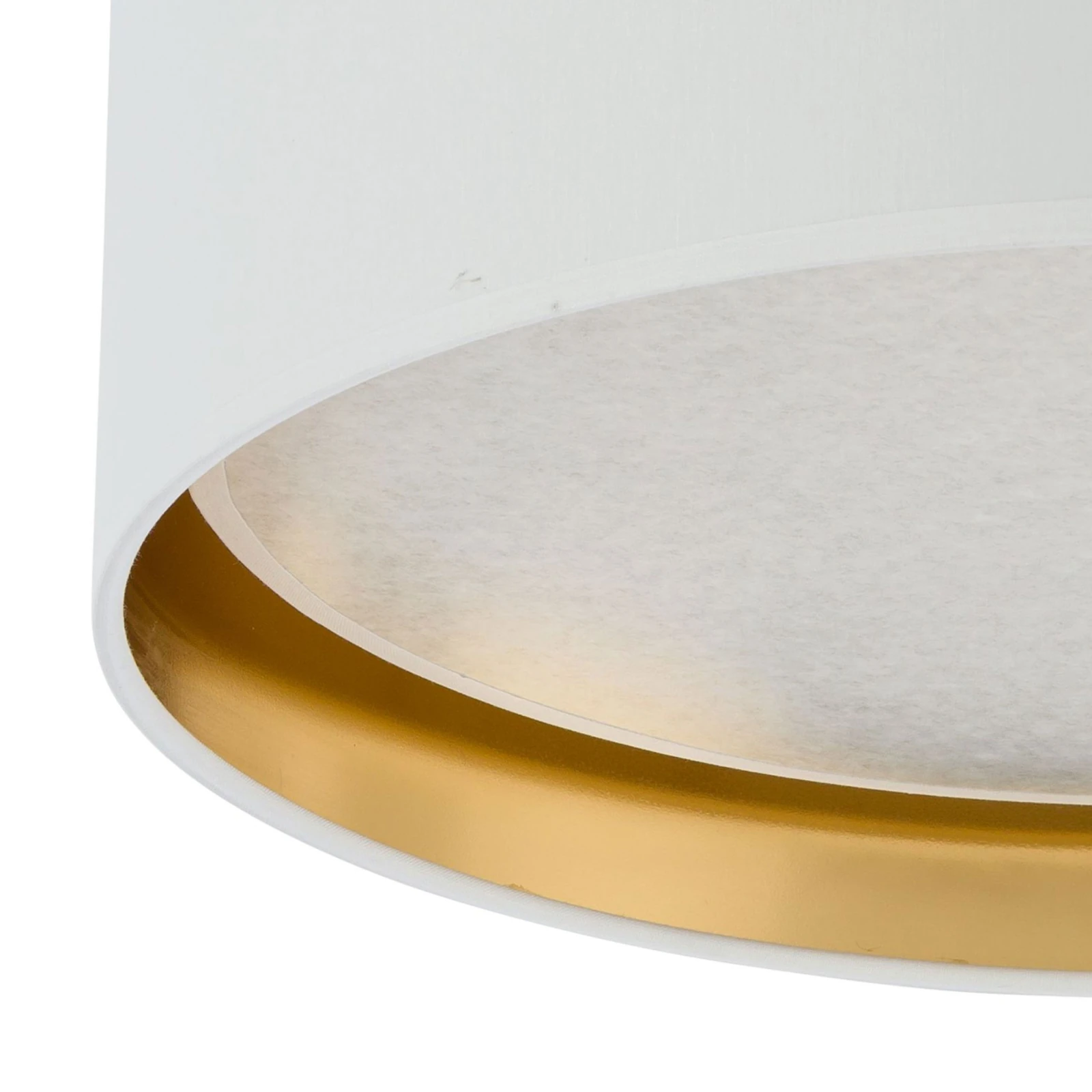 BILBAO lubinis šviestuvas, baltas su aukso detalėmis, 34 cm, 4 x E27