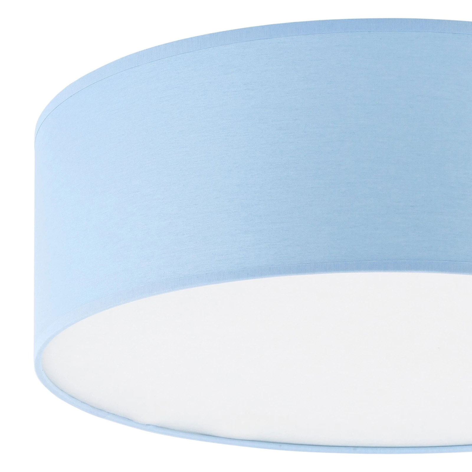 Ceiling light 4x15 W – round, blue and white, four E27 sockets