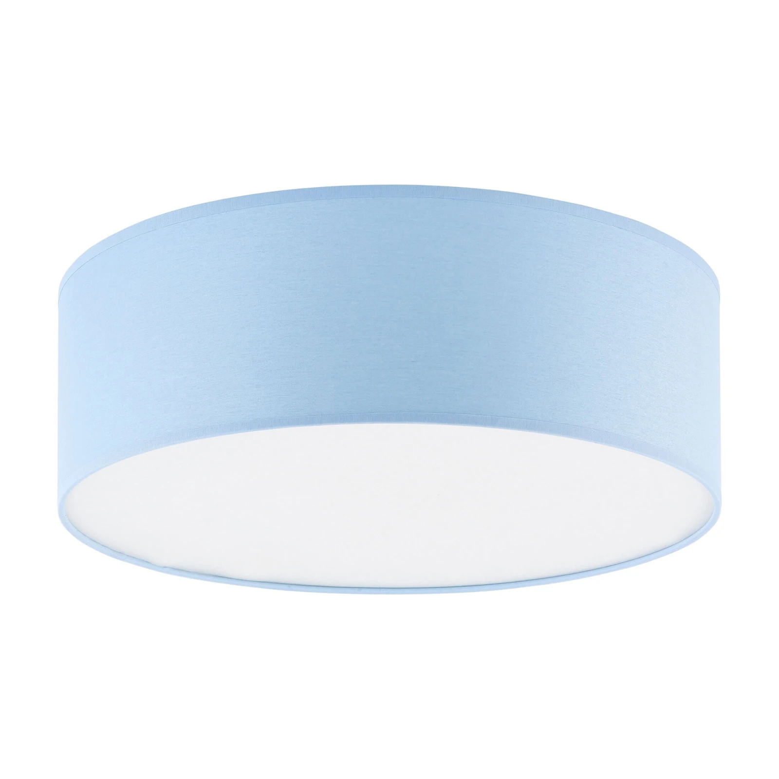 Ceiling light 4x15 W – round, blue and white, four E27 sockets