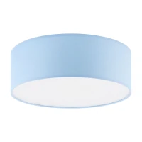 Ceiling light 4x15 W – round, blue and white, four E27 sockets - Image 1