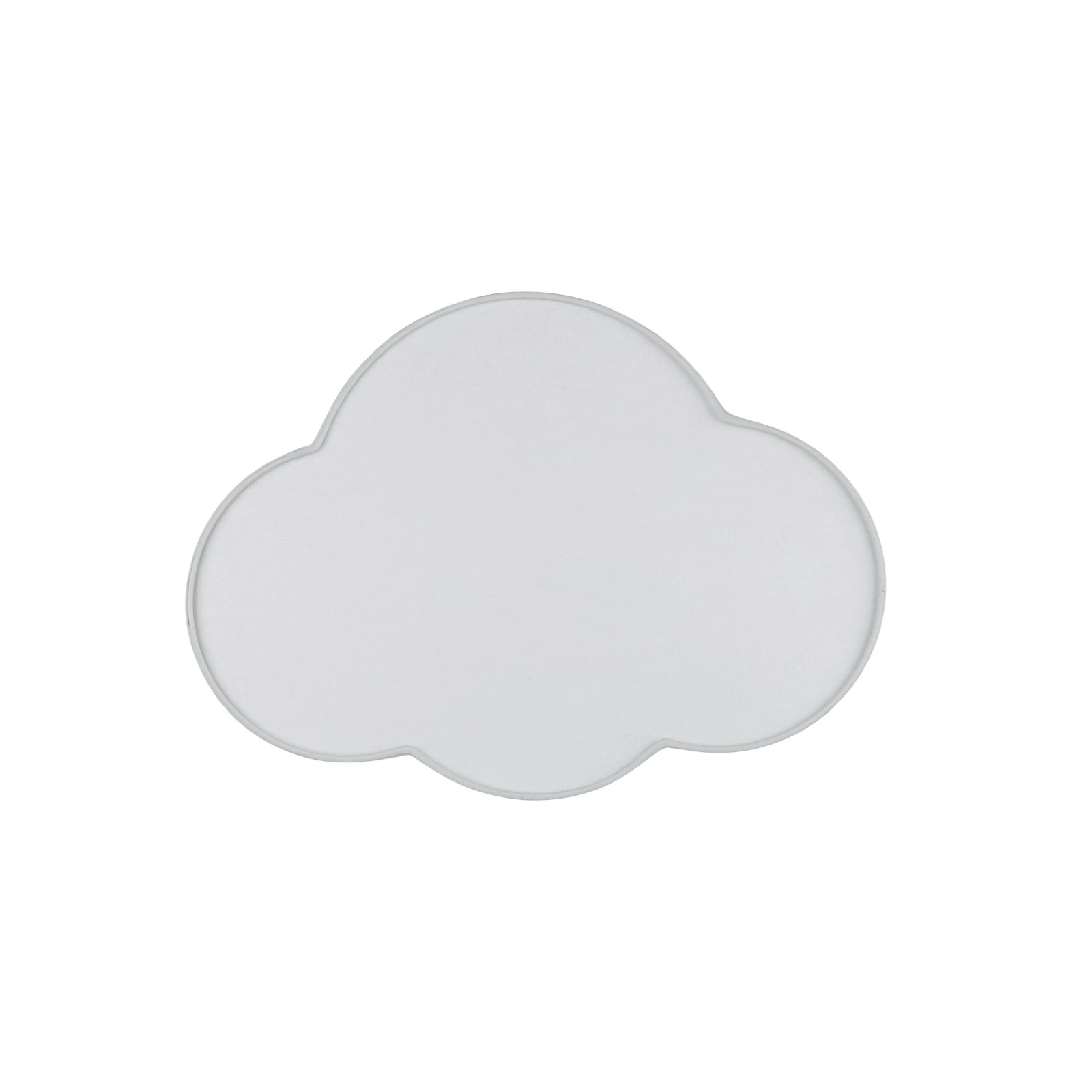 Ceiling and wall light 2 x E27 – cloud shape, grey, compact