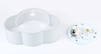 Ceiling and wall light 2 x E27 – cloud shape, grey, compact - Image 10