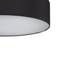 Ceiling light 4 x E27 – round, black, 60 cm - Image 3