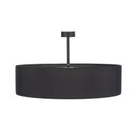 Ceiling light 4 x E27 – round, black, 60 cm - Image 4