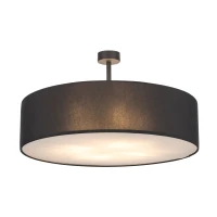 Ceiling light 4 x E27 – round, black, 60 cm - Image 5