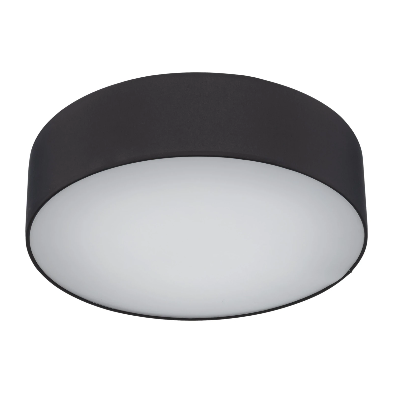 Ceiling light 4 x E27 – round, black, 60 cm