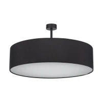 Ceiling light 4 x E27 – round, black, 60 cm - Image 2