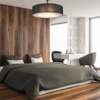 Ceiling light 4 x E27 – round, black, 60 cm - Image 1