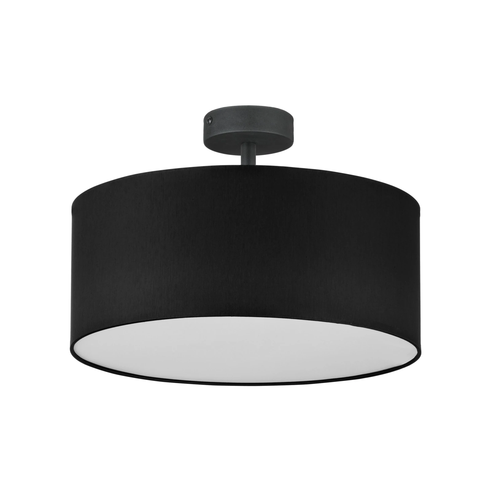 RONDO lubinis šviestuvas, juodas, 45 cm, 4 x E27