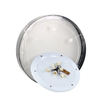 RONDO 6-light ceiling fixture – round black design, magnetic shades - Image 6