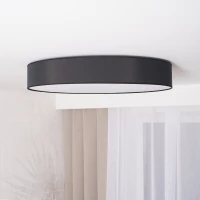 RONDO 6-light ceiling fixture – round black design, magnetic shades - Image 3
