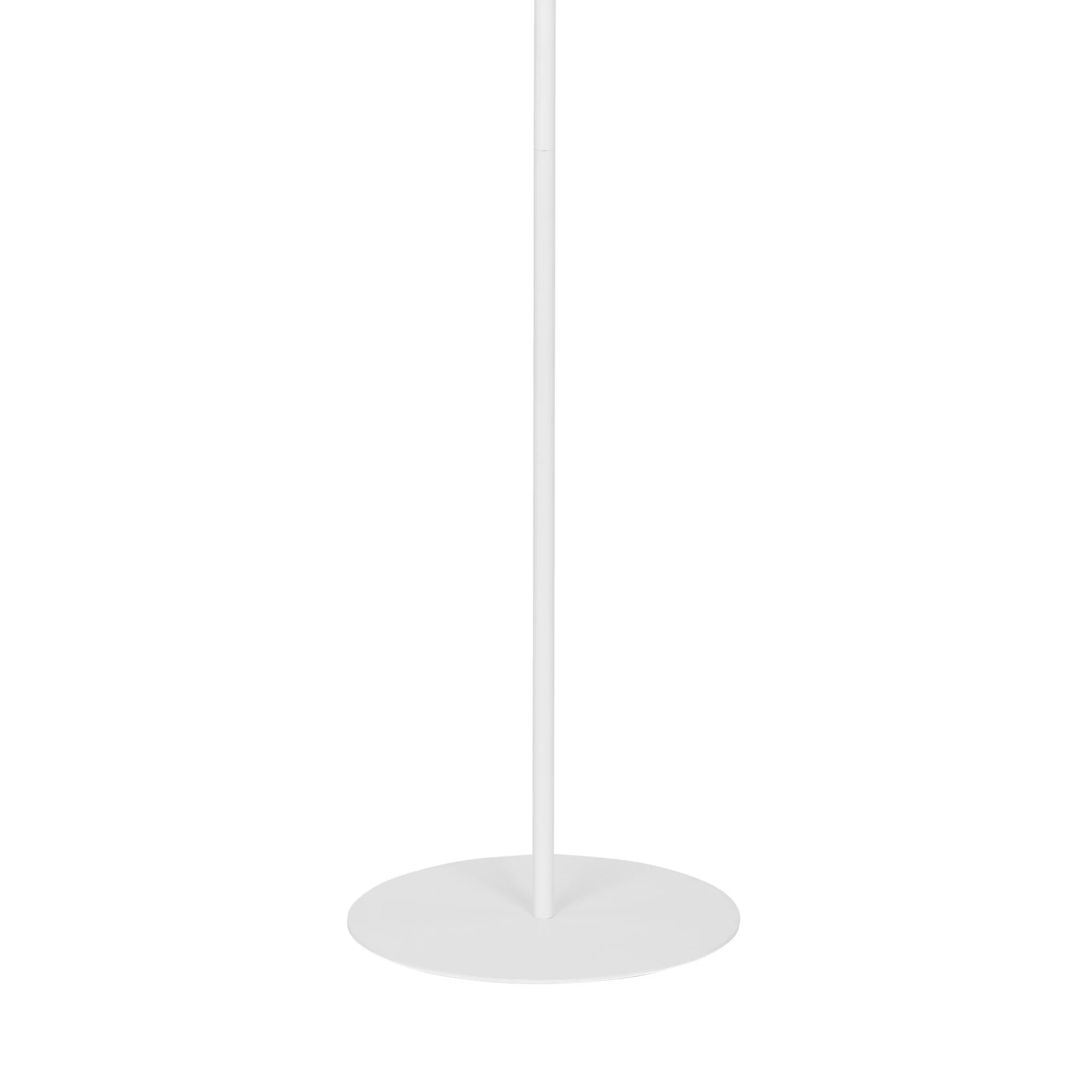 Floor lamp 15 W – round shade, white, E27 socket