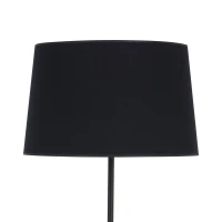 Floor lamp 15 W – round shade, black, E27 socket - Image 5