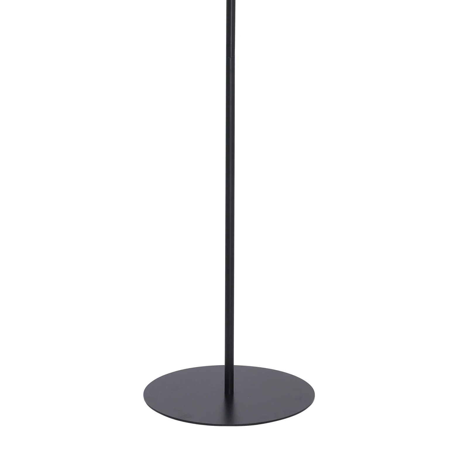 Floor lamp 15 W – round shade, black, E27 socket