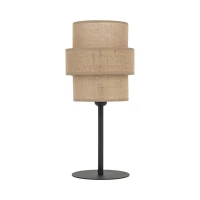 CALISTO JUTA table lamp – beige, black, double shade - Image 12