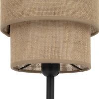 CALISTO JUTA table lamp – beige, black, double shade - Image 7
