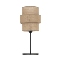 CALISTO JUTA table lamp – beige, black, double shade - Image 10