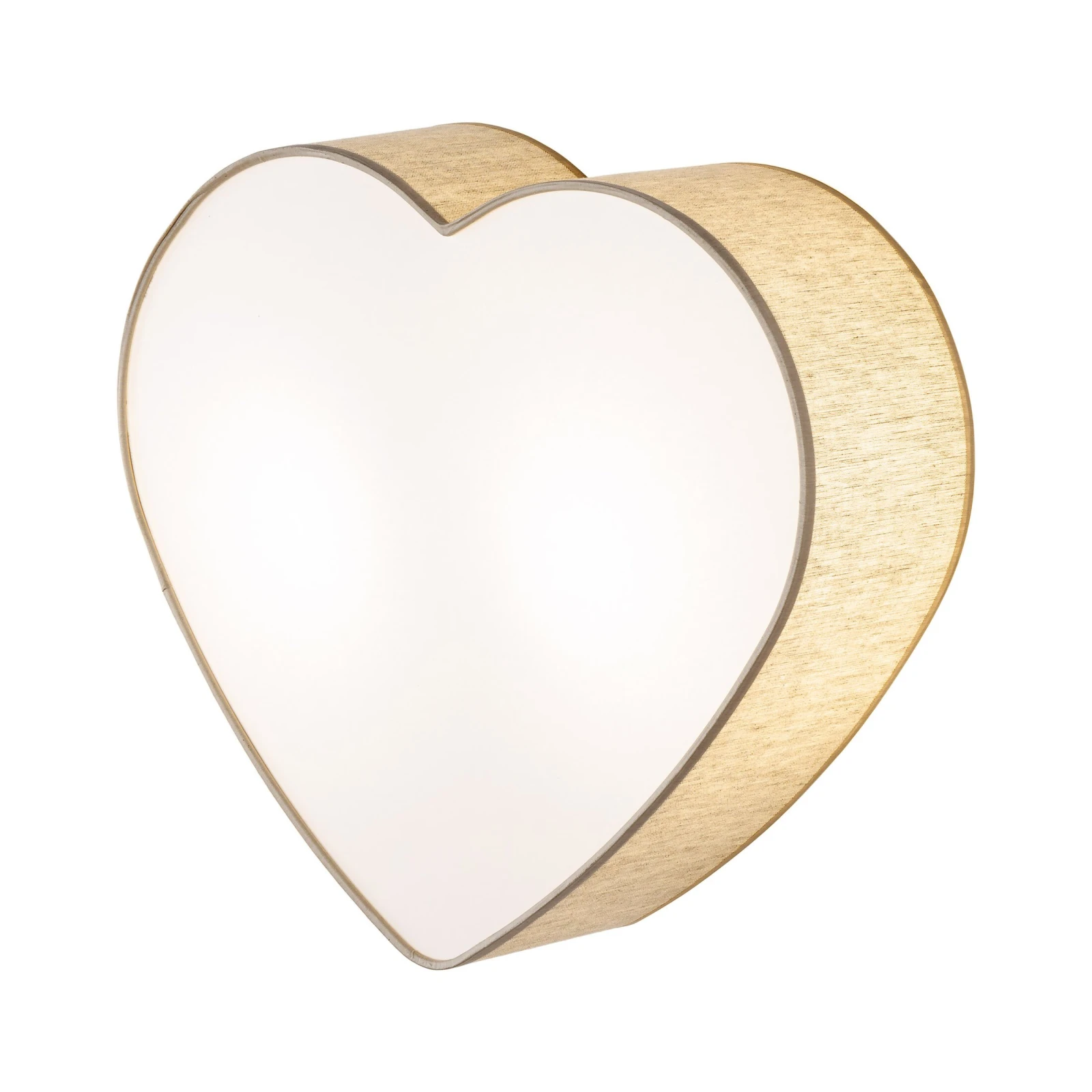 Lubinis ir sieninis šviestuvas HEART, širdies forma, 2 x E27