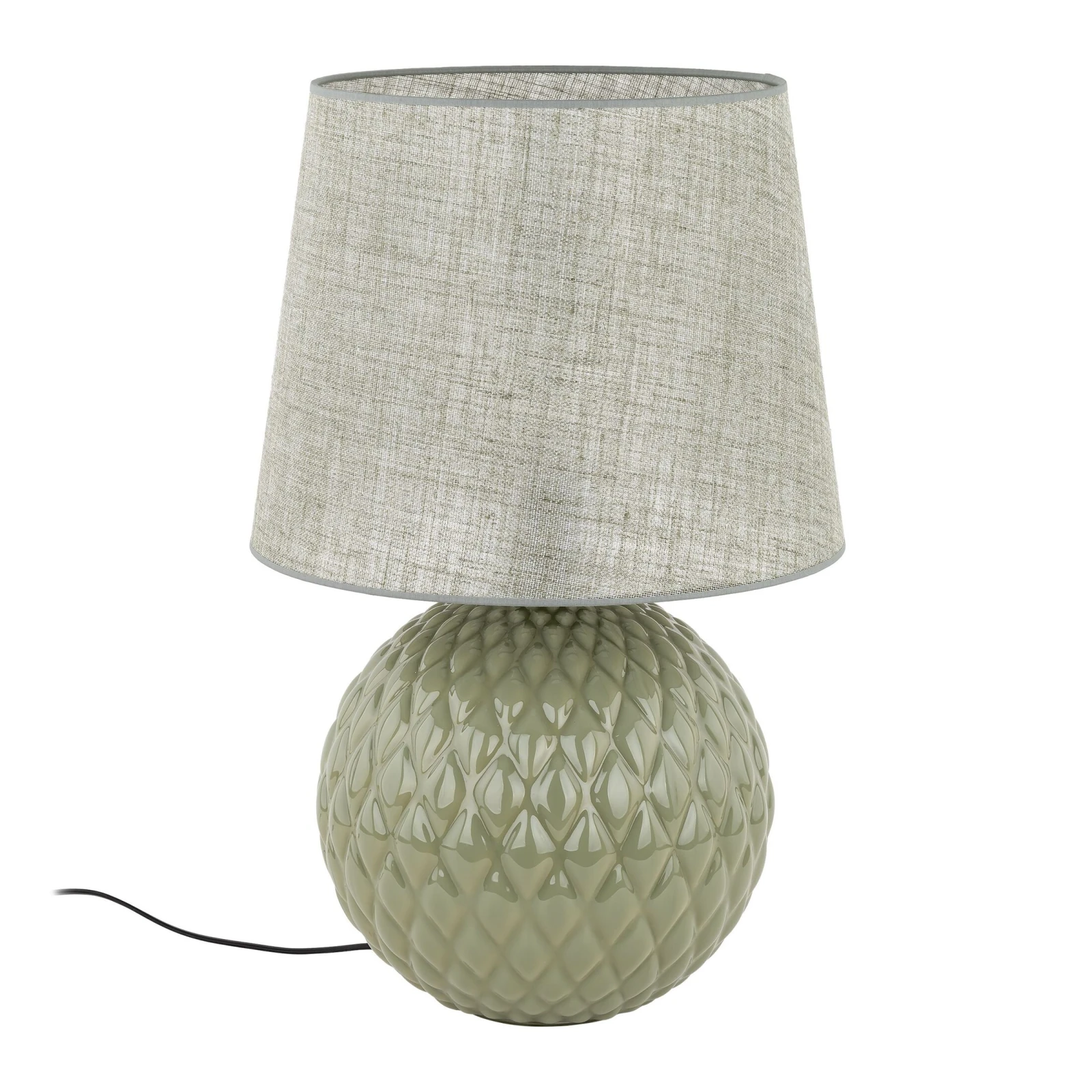 SANTANA 15 W table lamp – mint, quilted round base