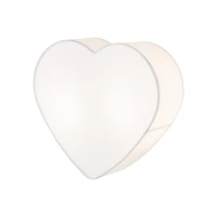 HEART 2x15 W ceiling and wall light – white heart shades - Image 5