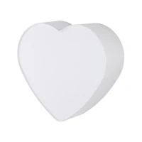 HEART 2x15 W ceiling and wall light – white heart shades - Image 2
