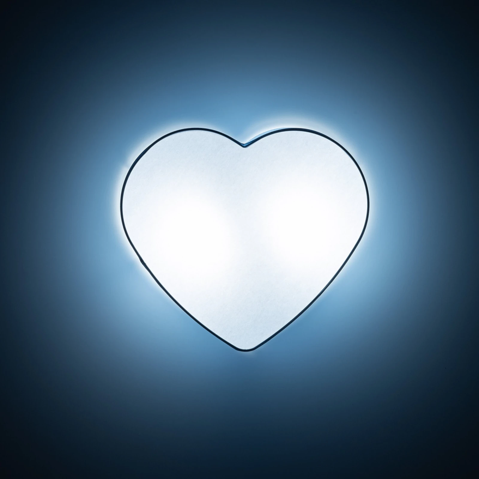 HEART 2x15 W ceiling and wall light – white and blue hearts