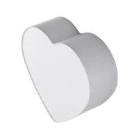 HEART 2x15 W ceiling and wall light – grey heart shades - Image 3