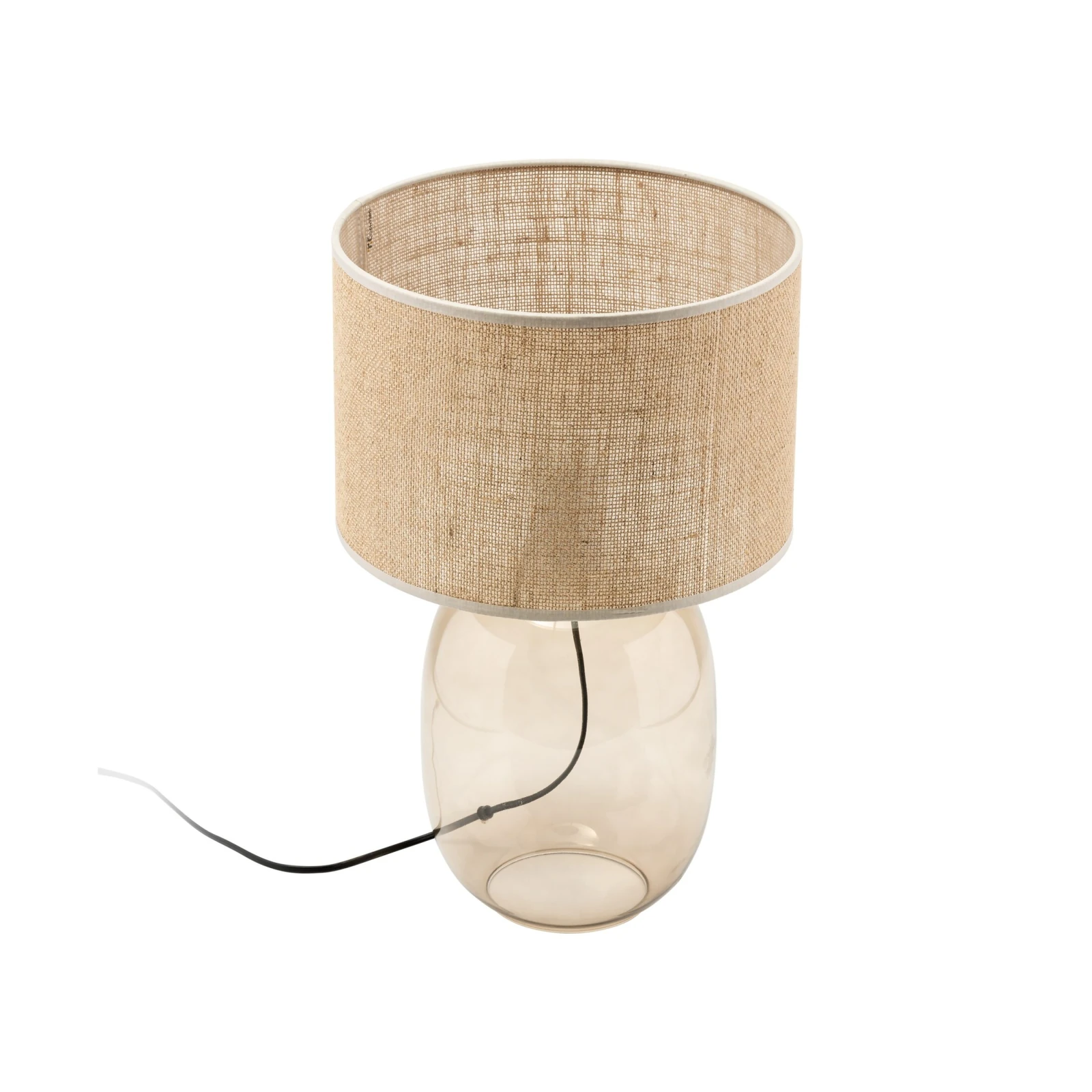 Table lamp 15 W – oval, topaz and beige, E27