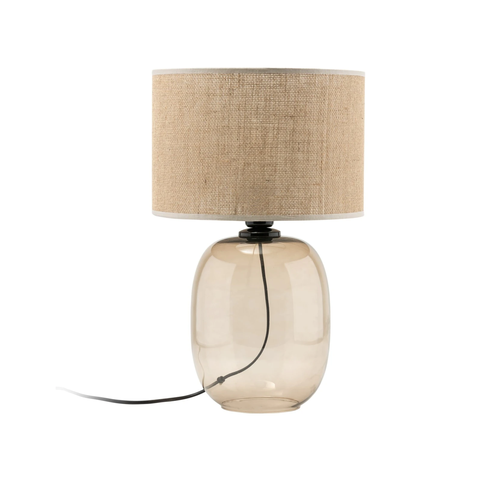Table lamp 15 W – oval, topaz and beige, E27
