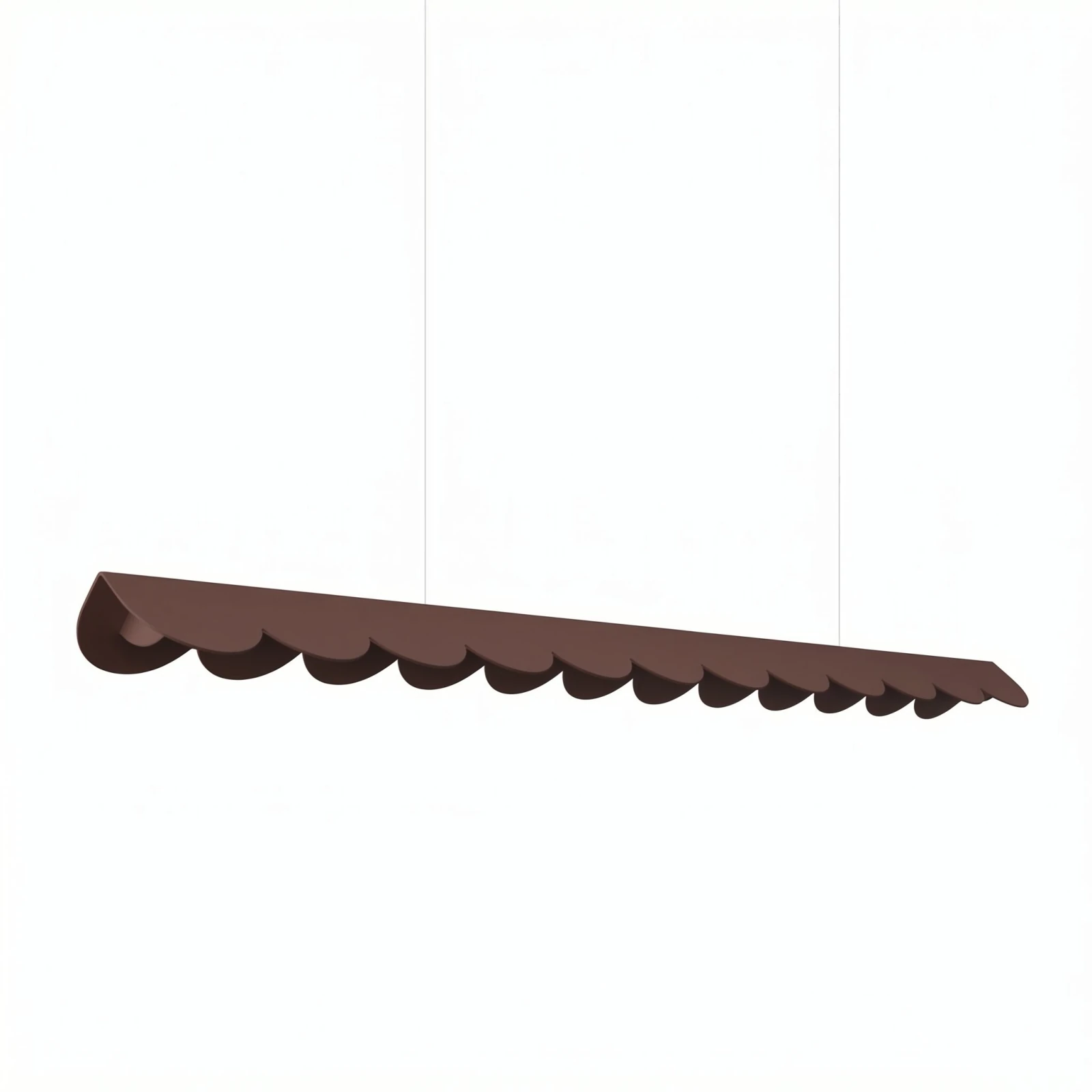 Pakabinamas šviestuvas 131 cm – banguota linija, rudas, LED 3000K