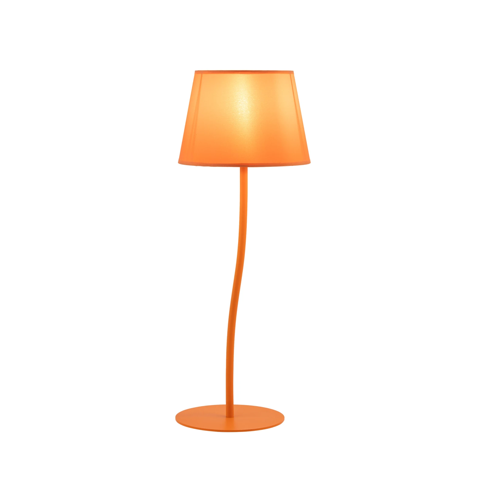 Table lamp 15 W – NICOLA, orange, E27 socket