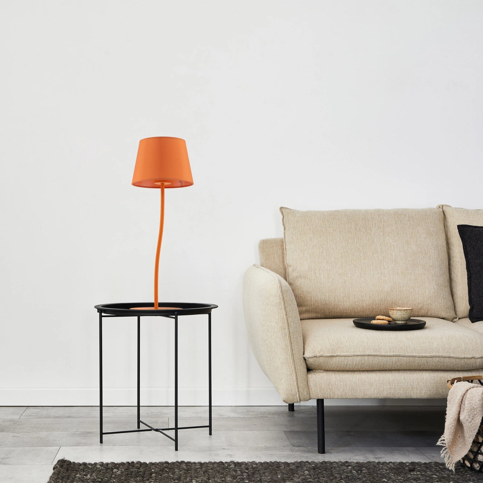 Table lamp 15 W – NICOLA, orange, E27 socket