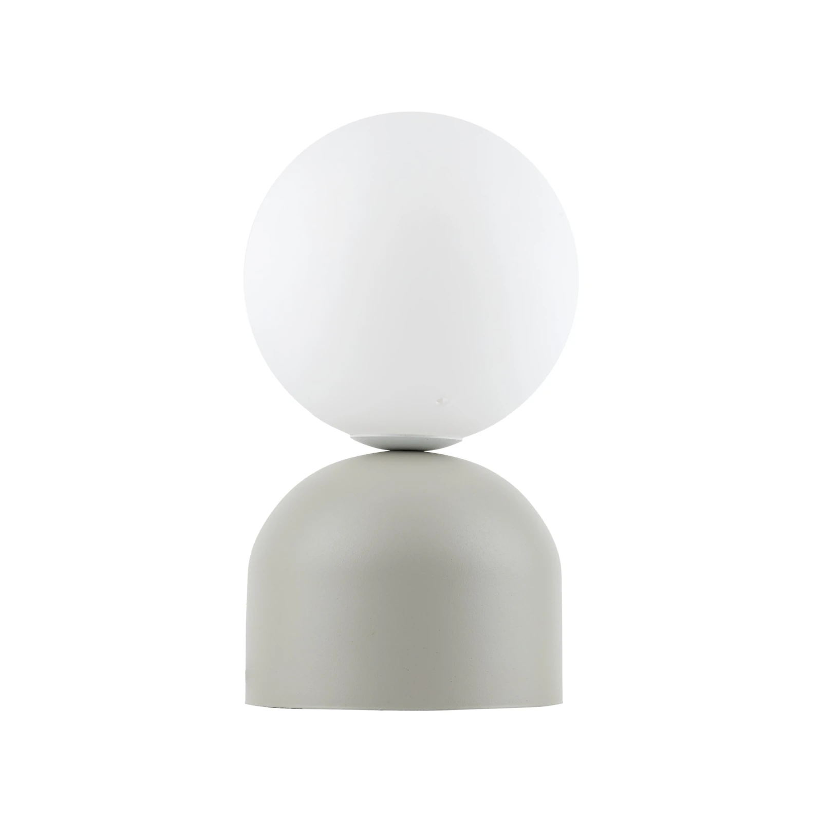 Table lamp 8 W – rounded form, beige, G9