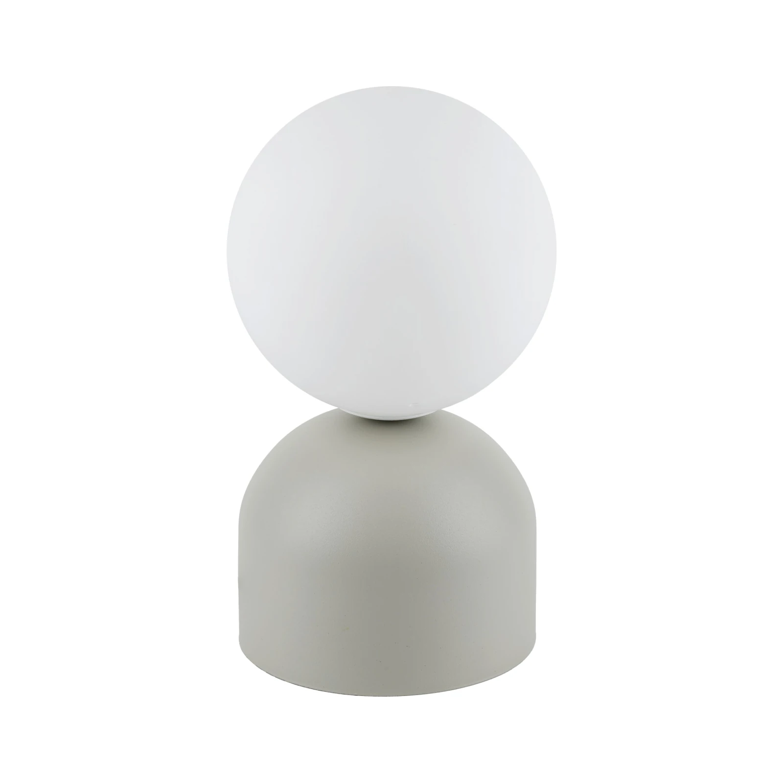 Table lamp 8 W – rounded form, beige, G9